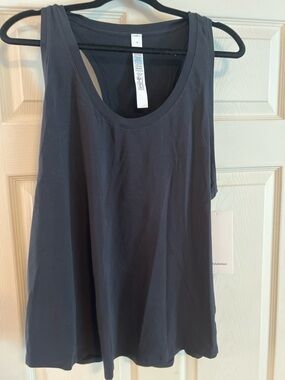 Lululemon Love Tank Black Size 14 NWT Pima Cotton Classic Fit